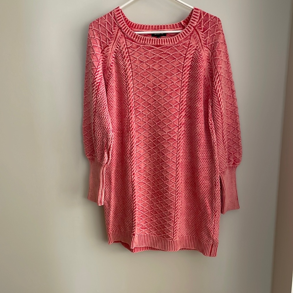 Shophopes.com- Blue B sweater dress, size S/M, red